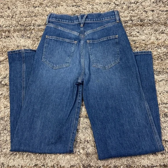 Veronica Beard Taylor wide leg relaxed, fit high-rise jeans size 25 - Picture 9 of 11